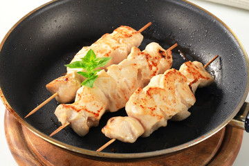 Chicken skewers