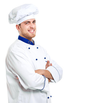 Chef isolated on white