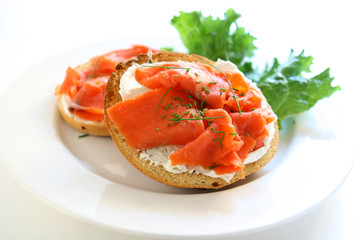 Bagel with Lox