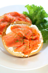 Bagel with Lox