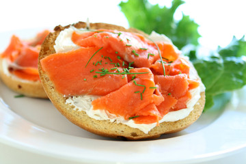 Bagel with Lox