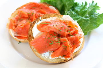 Bagel with Lox