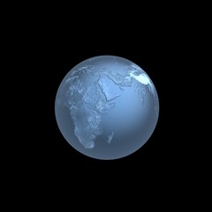 Globe, 3D render.