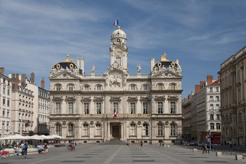 Fototapeta na wymiar Ratusz w Lyonie
