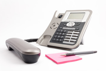 IP phone with notepad