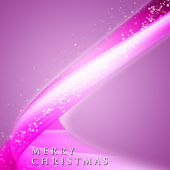 fantastic christmas wave design with snowflakes