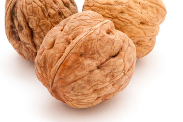 Three walnuts