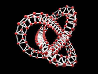 Molecule, 3D render.