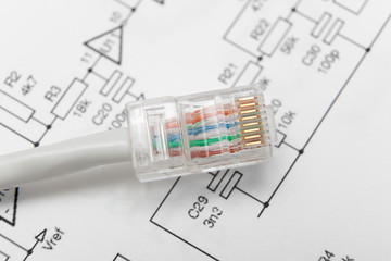 Computer network cable (RJ45)