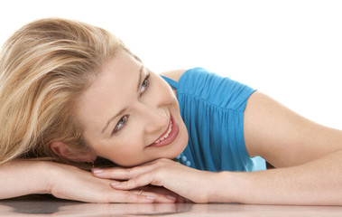Obraz premium blonde woman