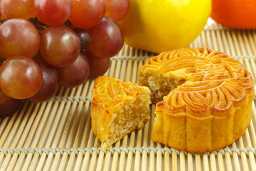 Chinese moon cake -- food for Chinese mid-autumn festival