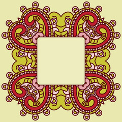 Vector decorative design element