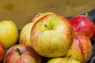 Closeup of apples