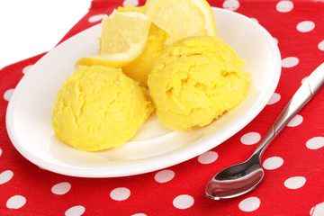 delicious ice cream close-up