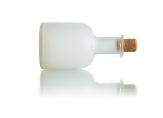 Empty Bottle On White