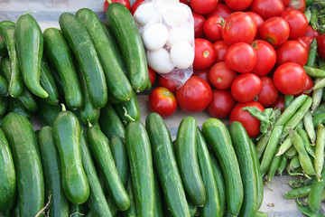 vegetables at bazaar