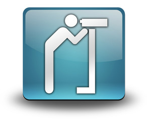 Light Blue 3D Effect Icon 