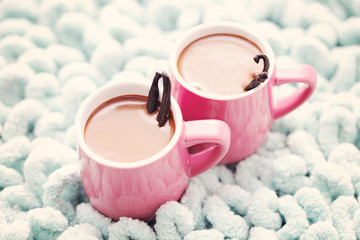 hot chocolate with vanilla