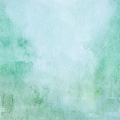 Naklejka premium aquarell hellblau hellgrün textur