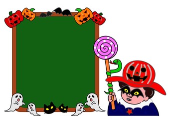 ハロウィンのボード