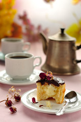 Boston Cream Pie Cupcake