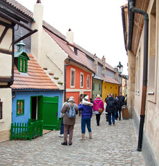 Obraz premium Golden lane in Prague - Zlata Ulicka