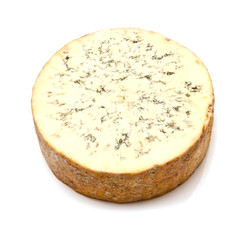 Stilton cheese round.