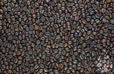 Fire icon on coffee texture and background