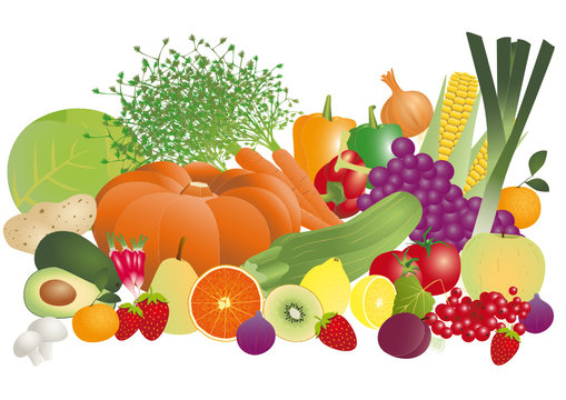 panier légumes & fruits d'automne