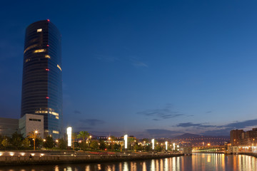 River nervion, Abandoibarra, Bilbao, Bizkaia, Basque Country, Sp