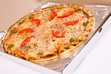 Pizza in the box