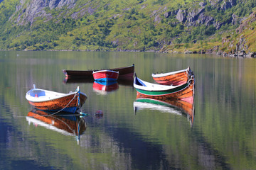 old Lofoten's boats