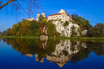 Benedictine Abbey in Tyniec near Cracow, Poland - obrazy, fototapety, plakaty