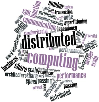 Word cloud for Distributed Computing