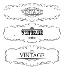Vintage frame set