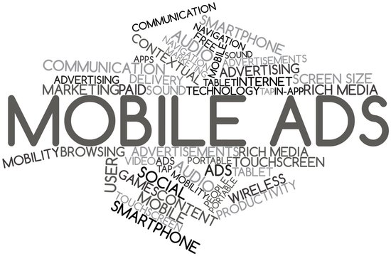 Word cloud for Mobile Ads