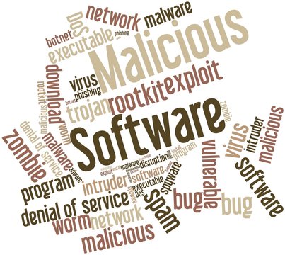 Word cloud for Malicious Software