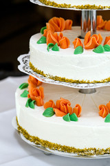 Detail Hochzeitsstorte