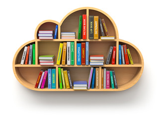 Online library concept © mipan