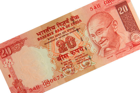 Banknote aus Indien - 20 Rupien