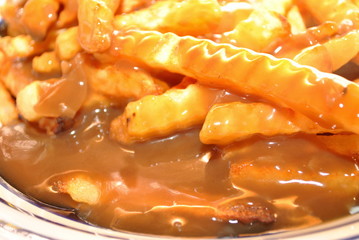 Poutine; Gravy on Fries