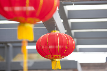 Red lantern in the Chinse new year season