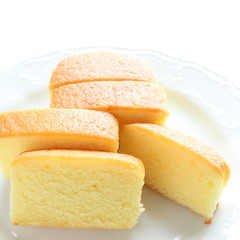 homemade cheese cake on white dish