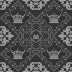 Seamless Vintage. Wallpaper Pattern.