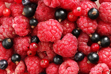 ripe berries, close up.