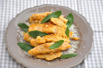 Süsskartoffel Schupfnudeln