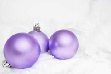 purple baubles