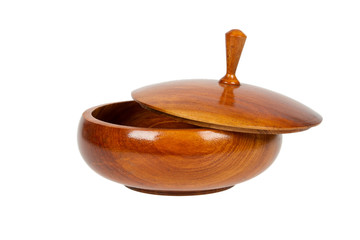Wooden (dark wood) bowl