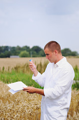 Agriculture scientist or student in the field - 45933635
