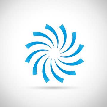 Blue Vortex background # Vector